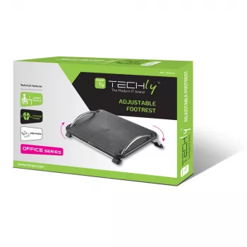 Repousa-pés ajustável Techly ICA-FR 13, preto, plástico ABS, 430 mm, 280 mm, 1,24 kg