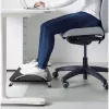 Techly ICA-FR 13 apoio para pés ergonómico ajustável, ajuste de ângulo, antiderrapante, 43 x 28 cm, preto