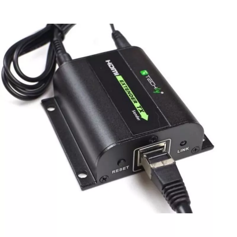 Extensor HDMI Techly Full HD por cabo Cat.5E / 6 / 6A / 7 máx. 60 m autorregulado IDATA EXT-E70I