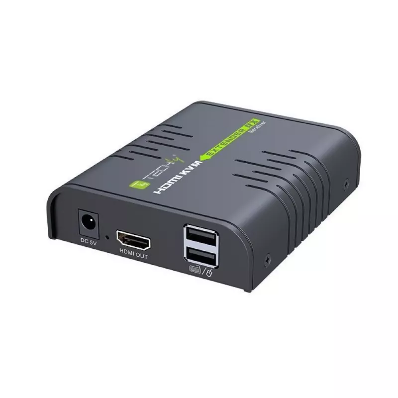 Extensor KVM Techly IDATA HDMI-KVM2 transmissor e recetor