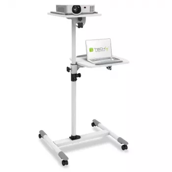 Carrinho universal Techly para portátil / projetor, branco ICA-TB TPM-6