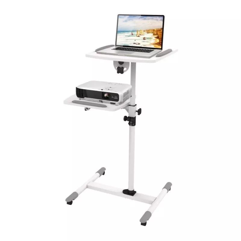 Carrinho universal Techly para portátil / projetor, branco ICA-TB TPM-6