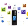 Pen USB ADATA UV320 128 GB USB Type-A 3.2 Gen 1 (3.1 Gen 1) preto, azul