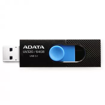 Pen USB ADATA UV320 64 GB USB Type-A 3.2 Gen 1 (3.1 Gen 1) preto, azul