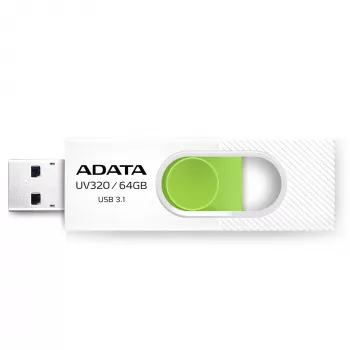 Pen USB ADATA UV320 64 GB USB Type-A 3.2 Gen 1 (3.1 Gen 1) verde, branco