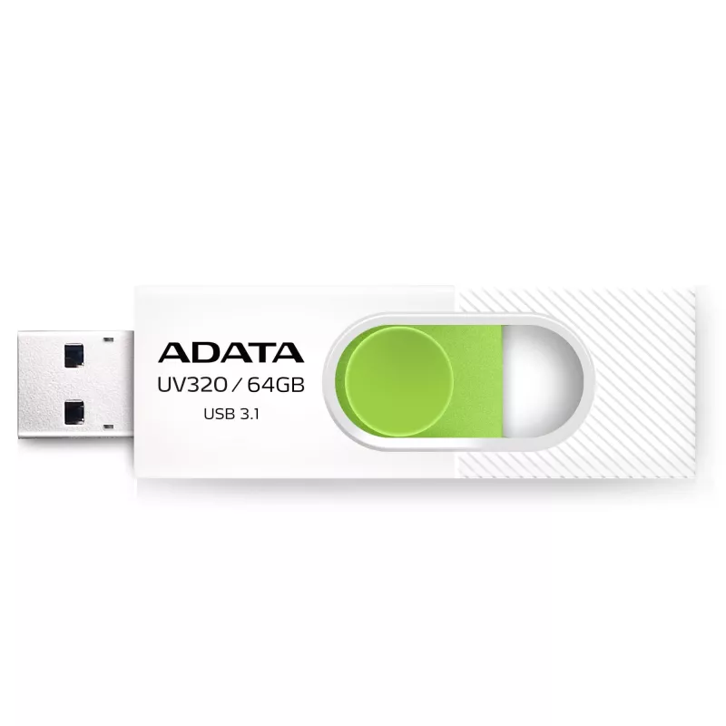 Pen USB ADATA UV320 64 GB USB Type-A 3.2 Gen 1 (3.1 Gen 1) verde, branco