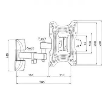 Suporte de parede ART RAMT AR-83