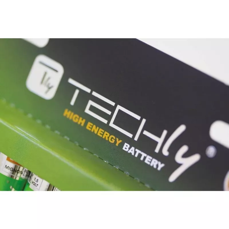 Blister Techly 4 pilhas High Power Mini Stilo AAA alcalinas LR03 1,5V IBT-KAL-LR03T