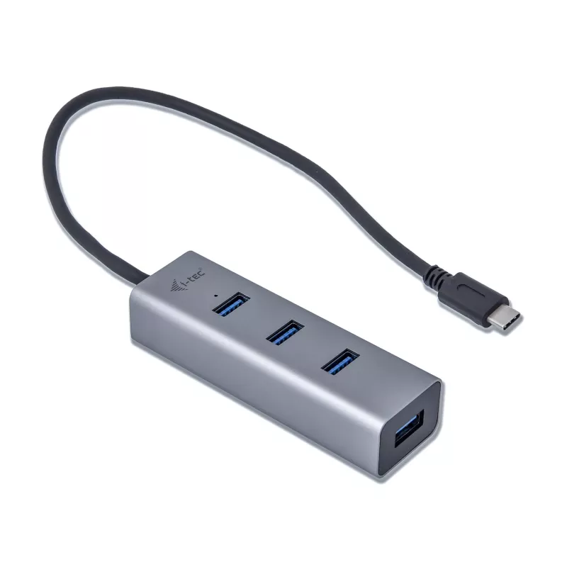 Hub USB-C i-tec Metal 4 portas
