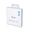 Hub USB-C i-tec Metal 4 portas