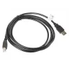 Cabo USB 2.0 LANBERG CA-USBA-10CC-0018-BK — 1,8 m, USB A (macho) para USB B (macho), preto