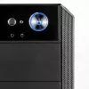 Caixa de PC Modecom Oberon Pro Midi Tower, ATX/Micro ATX/ITX, janela lateral, placa gráfica até 395 mm, 2x USB 3.0, preta