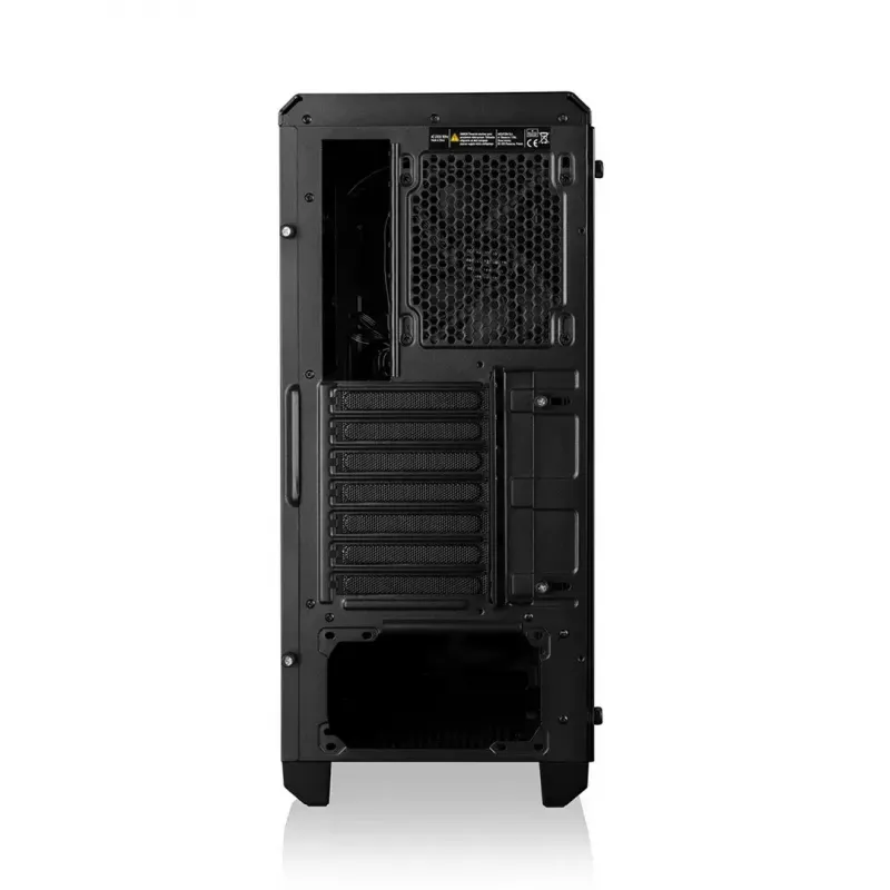 Caixa de PC Modecom Oberon Pro Midi Tower, ATX/Micro ATX/ITX, janela lateral, placa gráfica até 395 mm, 2x USB 3.0, preta
