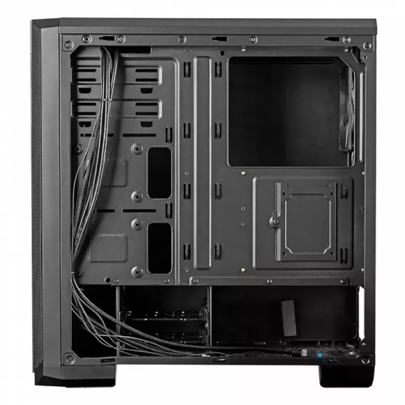 Caixa de PC Modecom Oberon Pro Midi Tower, ATX/Micro ATX/ITX, janela lateral, placa gráfica até 395 mm, 2x USB 3.0, preta