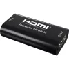 Repetidor AV TECHLY IDATA-HDMI2-RIP4KT — HDMI 2.0, HDCP 2.2, 4096×2160, distância máxima 40 m, preto