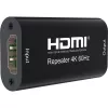 Repetidor AV TECHLY IDATA-HDMI2-RIP4KT — HDMI 2.0, HDCP 2.2, 4096×2160, distância máxima 40 m, preto