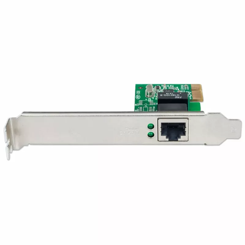 Placa de rede Gigabit PCI Express Intellinet, placa Ethernet RJ45 PCI Express 10/100/1000 Mbps