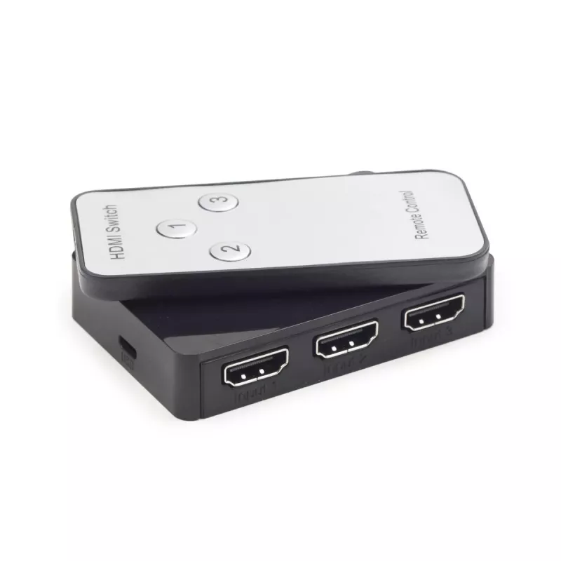 Comutador de interface HDMI GEMBIRD, 3 portas