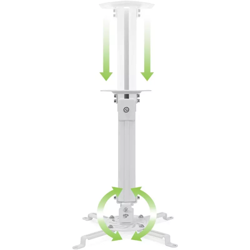 Extensão de suporte de teto para projetor Techly 545-900 mm prateado ICA-PM 18M