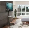 Suporte de chão com rodas Techly para LCD/LED/Plasma 23 polegadas-55 polegadas, 58,4 cm (23 polegadas), 139,7 cm (55 polegadas), 50 x 50 mm, 400 x 400 mm, -15 - 15°, preto