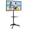 Suporte de chão com rodas Techly para LCD/LED/Plasma 23 polegadas-55 polegadas, 58,4 cm (23 polegadas), 139,7 cm (55 polegadas), 50 x 50 mm, 400 x 400 mm, -15 - 15°, preto