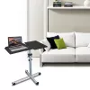 Suporte para portátil Techly universal com rodas ajustável para notebook projetor preto
