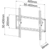 Suporte de parede inclinável Techly para TV LED-LCD 23-55 preto ICA-PLB 161M