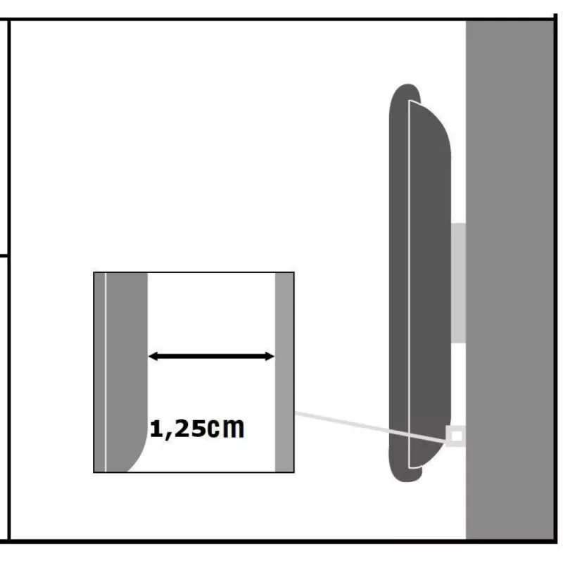 Suporte de parede Techly 13-37 polegadas para TV LED LCD fixo ICA-LCD 114