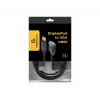Gembird CCP-DPM-VGAM-6 cabo adaptador de DisplayPort para VGA, 1,8 m, preto