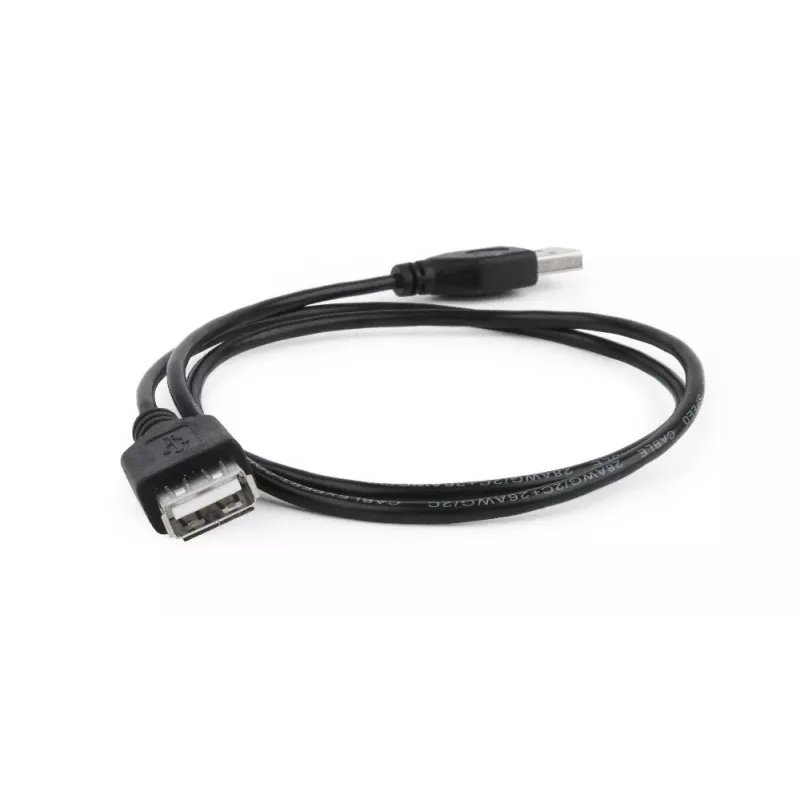 Cabo de extensão USB 2.0 GEMBIRD, 0,75 m - preto