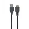 Cabo de extensão USB 2.0 GEMBIRD, 0,75 m - preto