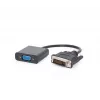 Cabo adaptador de vídeo Gembird DVI-D (macho) para VGA (fêmea) 0,2 m, preto