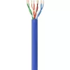 Cabo de rede Techly ITP6-CCA-305-BL Cat6 U/UTP, 305 m, rígido, CCA, azul
