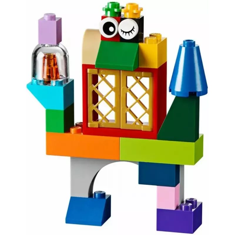 Conjunto de construção LEGO Classic 10698 — 790 peças, multicolor, 33 cores, incluindo placas de base verdes e acessórios