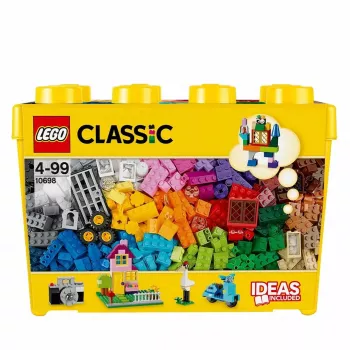 Conjunto de construção LEGO Classic 10698 — 790 peças, multicolor, 33 cores, incluindo placas de base verdes e acessórios