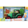 Lena Truckies trator, trator, 2 ano(s), plástico, preto, verde