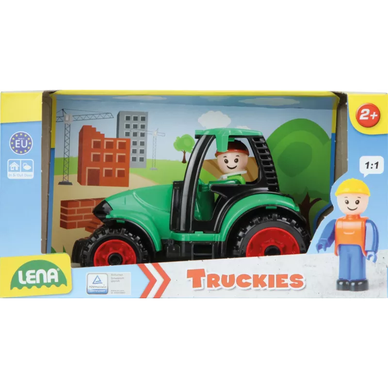 Lena Truckies trator, trator, 2 ano(s), plástico, preto, verde