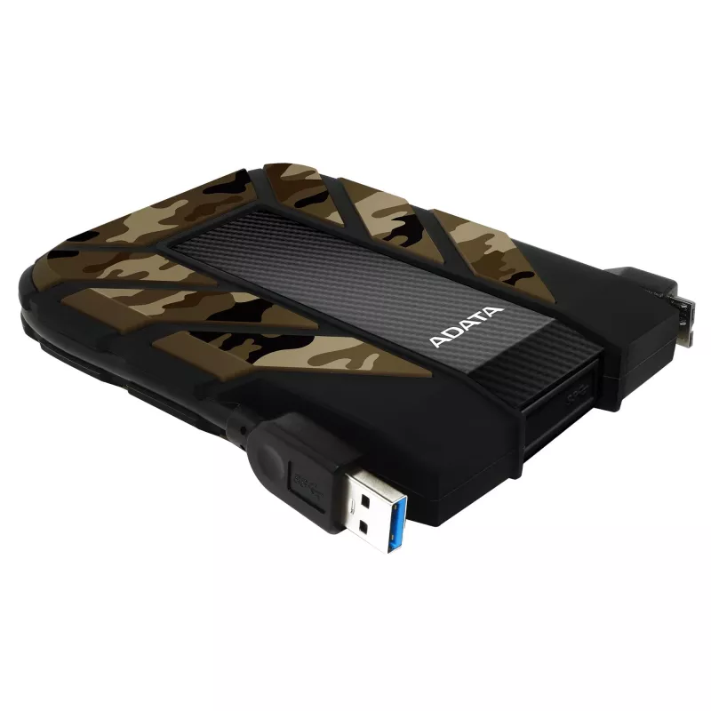 Disco externo ADATA HD710M Pro 2 TB USB 3.2 Gen 1 (USB Type-A / Micro-USB B) camuflagem, resistente a choques