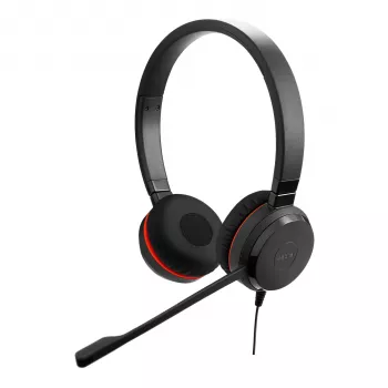 Jabra Evolve 20SE MS Stereo, com fios, escritório/call center, 150 - 7000 Hz, 132 g, headset, preto