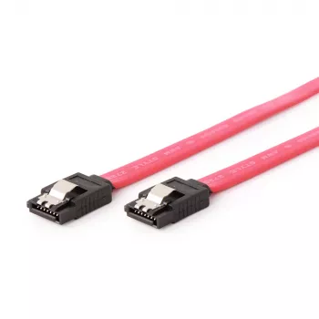 Cabo de dados SATA III GEMBIRD, clipes metálicos, 30 cm – embalagem bulk