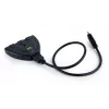 Hub de interfaces HDMI Gembird DSW-HDMI-35 — 3 portas, HDMI, cabo de 0,5 m, preto