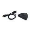 Hub de interfaces HDMI Gembird DSW-HDMI-35 — 3 portas, HDMI, cabo de 0,5 m, preto