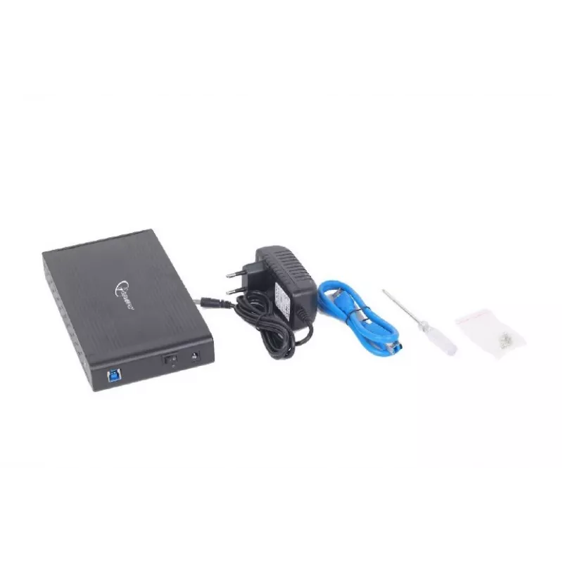 Caixa externa USB 3.0 GEMBIRD 3,5 polegadas – preto