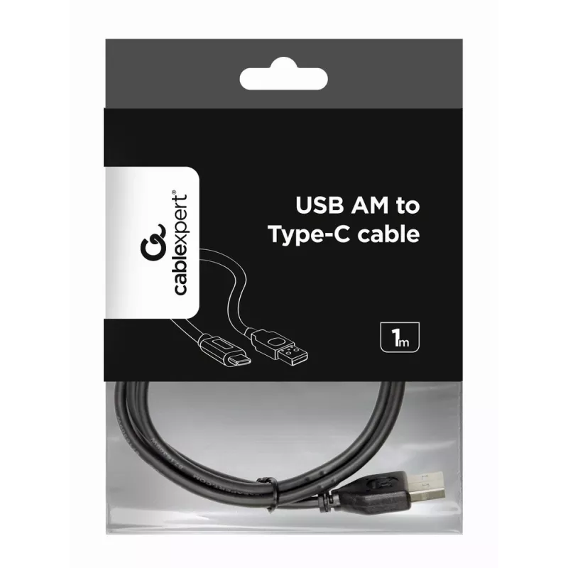 Cabo GEMBIRD USB 2.0 Type-A para USB Type-B 1 m, preto