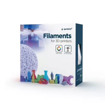 Filamento ABS GEMBIRD - vermelho - 1,75 mm - 1 kg