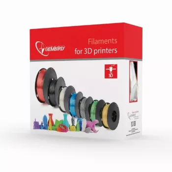 Filamento PLA GEMBIRD cinzento, 1,75 mm, 1 kg