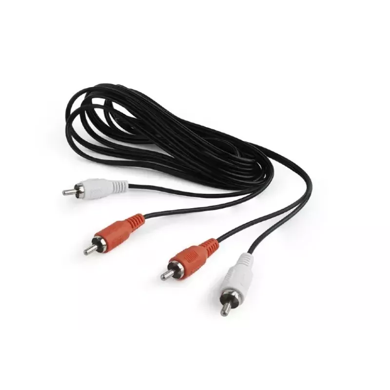 Cabo de áudio Gembird CCA-2R2R-6 1,8 m 2 x RCA preto
