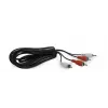 Cabo de áudio Gembird CCA-2R2R-6 1,8 m 2 x RCA preto