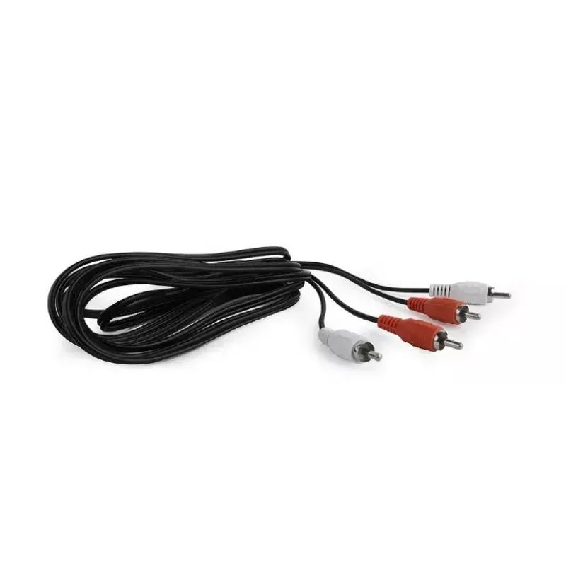 Cabo de áudio Gembird CCA-2R2R-6 1,8 m 2 x RCA preto