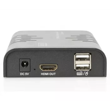 Extensor KVM HDMI DIGITUS, 120 m através de cabo de rede (Cat 5, 5E, 6), Full HD, 1080p